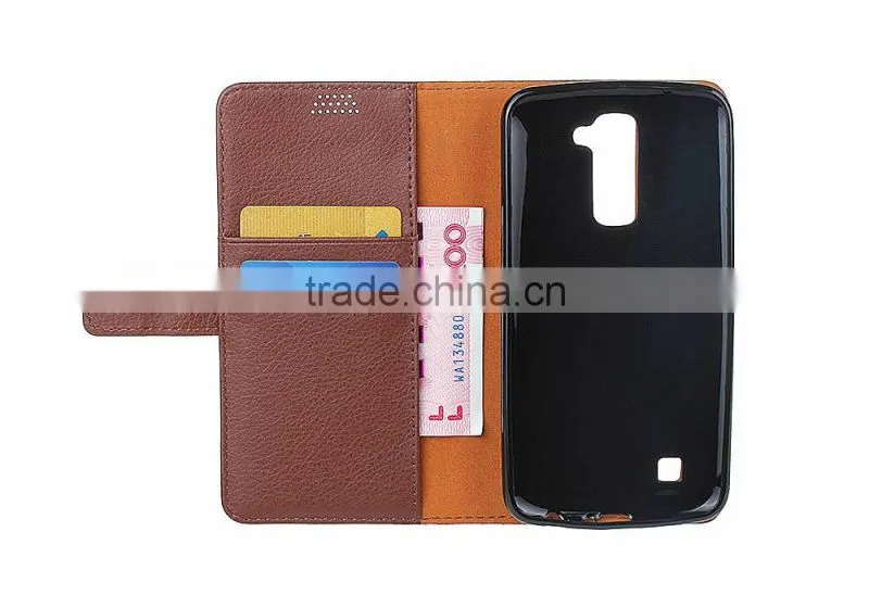 MMT PU Leather Case For K8 Litchi Grain Photo Frame Cover Wallet Style Stand Flip Card Slot MT-5666