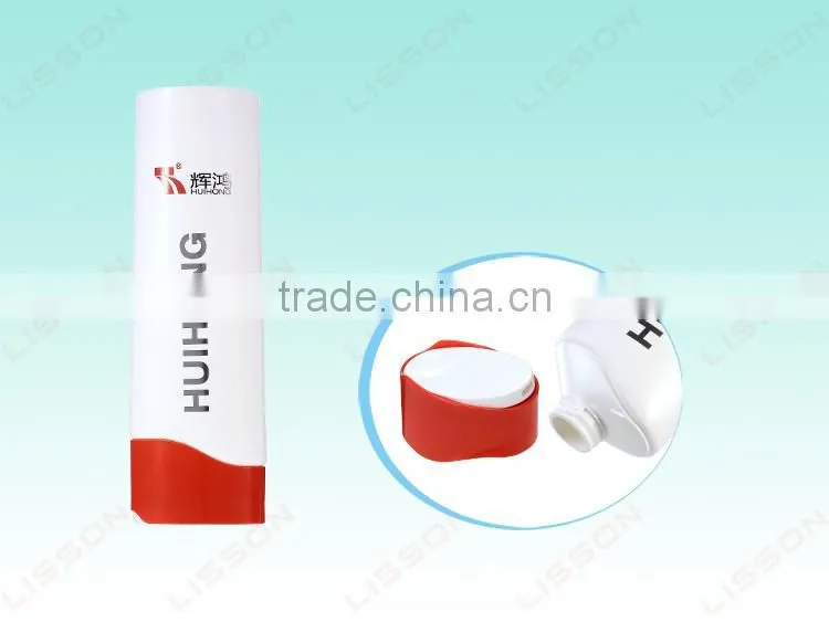 D50 120ml-300ml New-design Push-botton Double-color Cap Hair Conditioner Oval Tube
