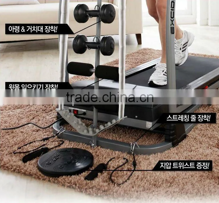 T2000CM best home use 1.5hp treadmill fitness equipment with massager and sit up functions