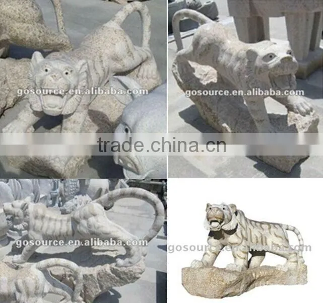 tiger animal stone carving
