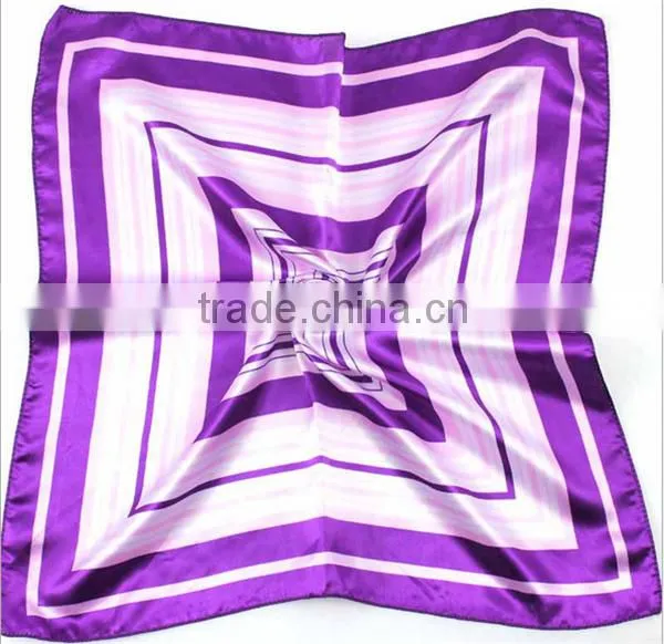 latest design uniform silk neck scarf for ladies