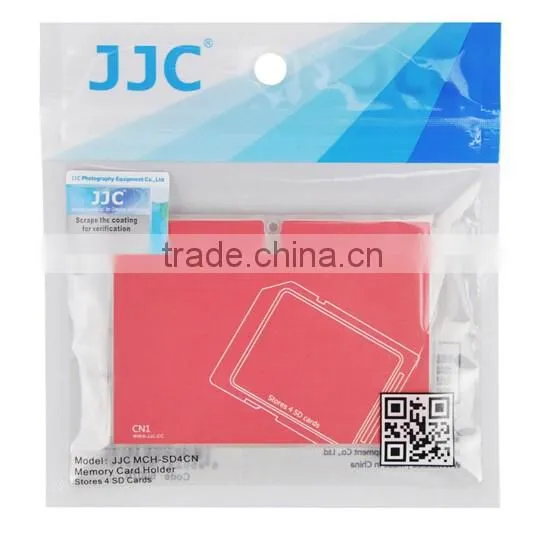 Memory Card Case MCH-SD4CN JJC Compact SD Card Holder Plastic Card Holder