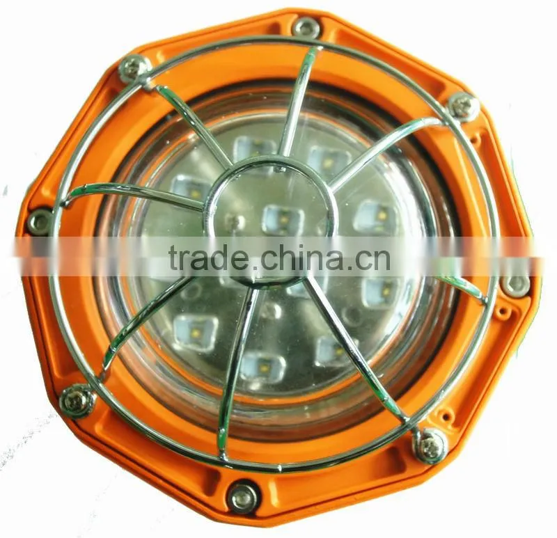 Miniwatt led explosion proof lighting fixture for hazardous environment