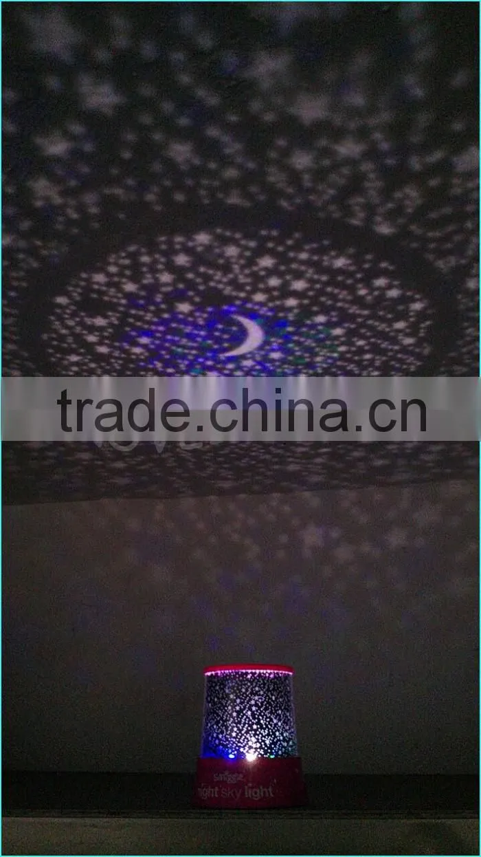 Novelty gift sky star ceiling projector night light
