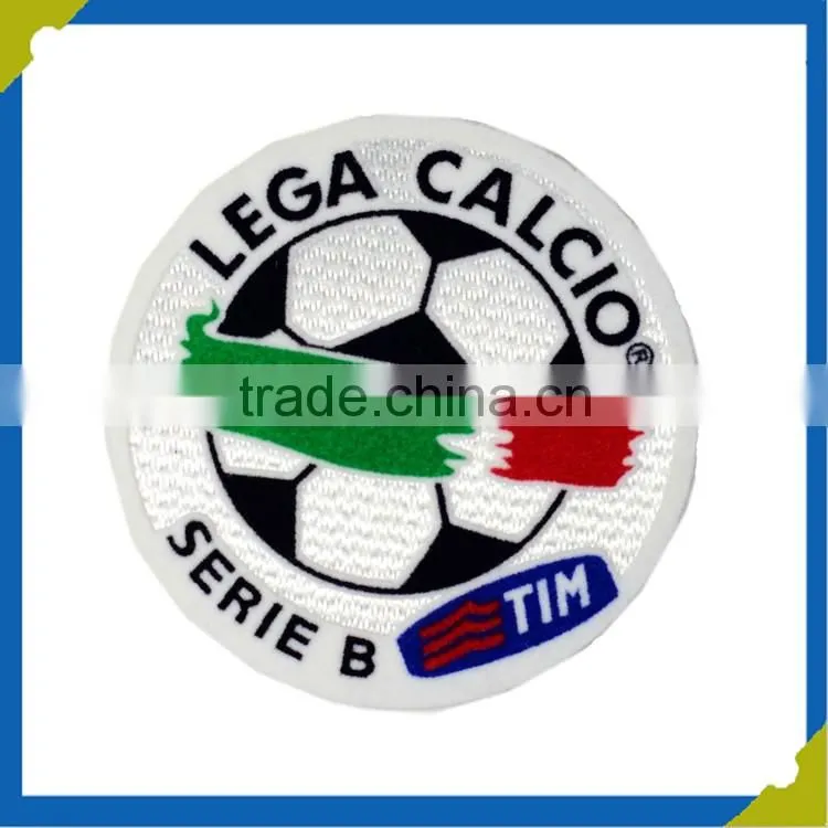 China manufacturer fashion wholesale customized football 3d flock patch