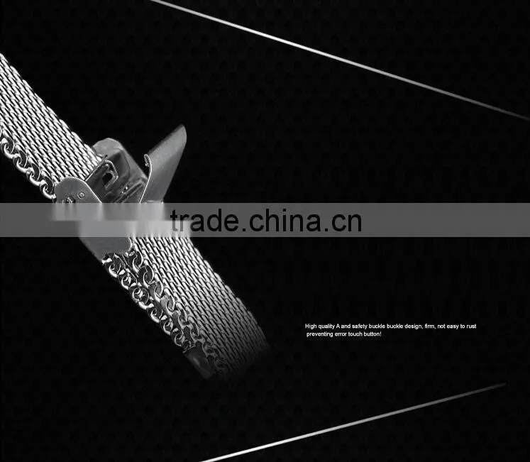 Factory Buckle Stainless Steel Metal Strap Watch Band for Apple Watch With Band Adapter