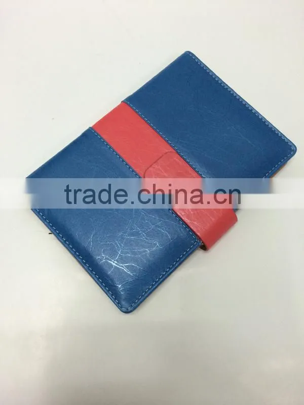 Pu Leather Notebook with Pen insert