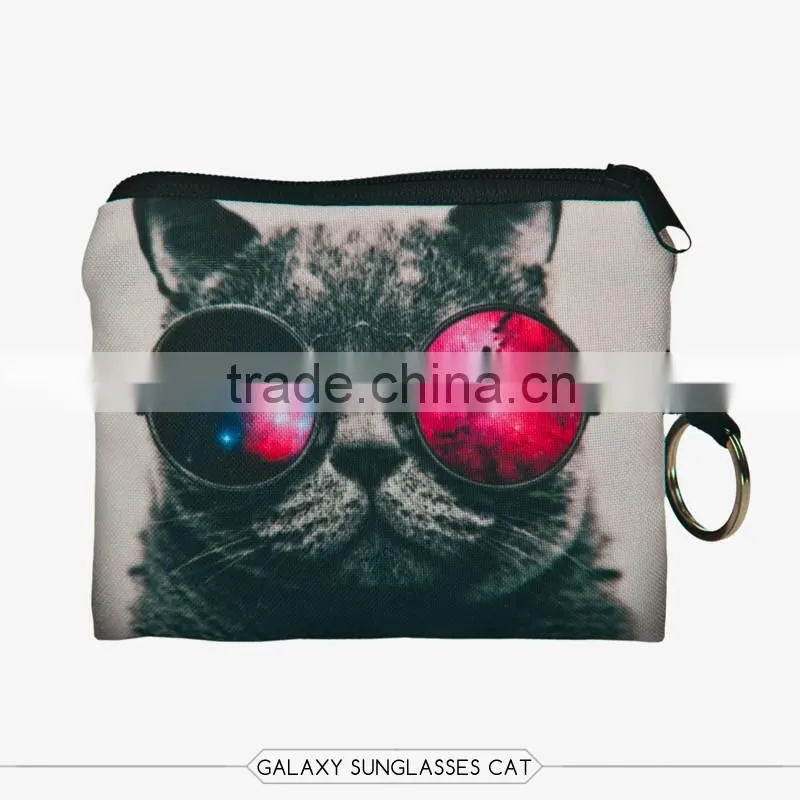 New Design Wholesale 3D Full Print Small Custom Ladies Coin Purse