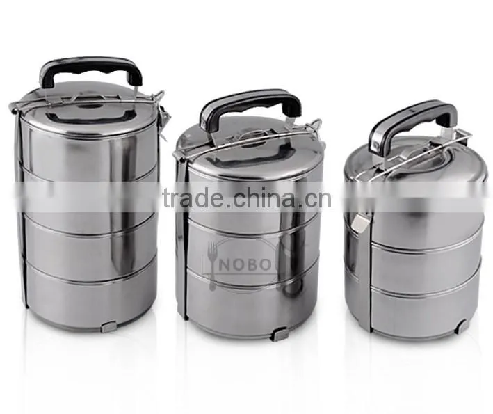 Classic stainless steel 2/3/4 layers' food carrier