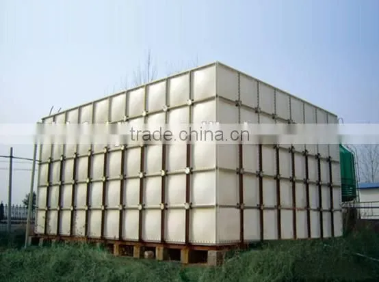 Externally Braced FRP Fiberglass Sectional Water Tank For Good Price