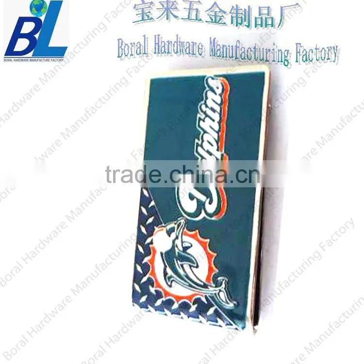 Welcomed printed metal money holder