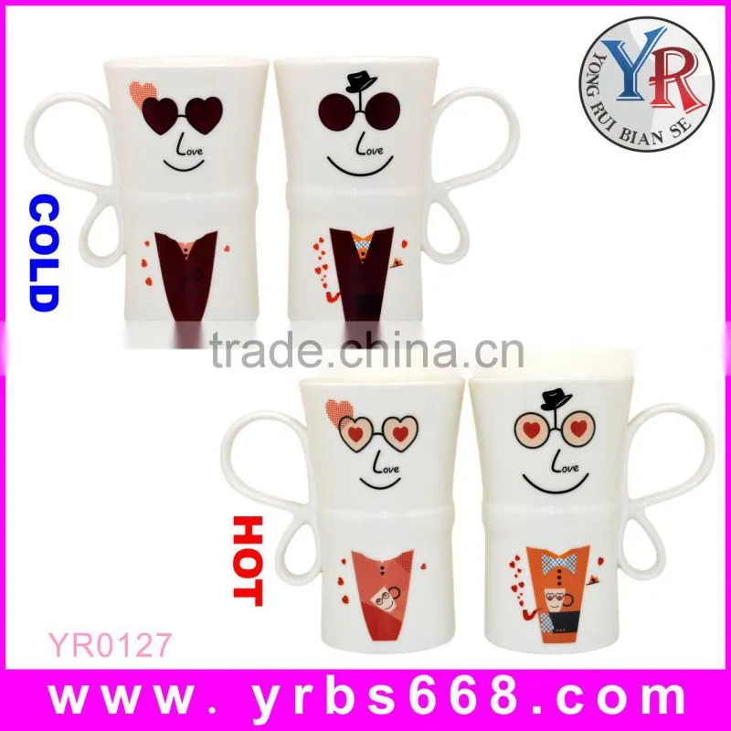 Factory custom hot products wedding gifts dubai color change mugs