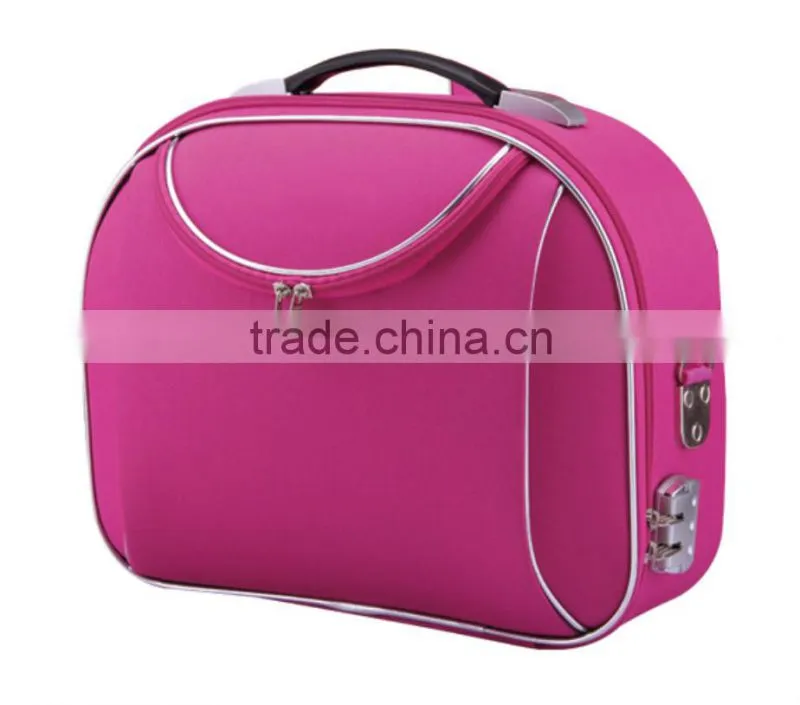 BS601nylon shangdong silk polyester beauty cases/makeup bags