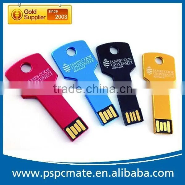 Custom Metal Key Shape USB Memory Stick 8G 16G
