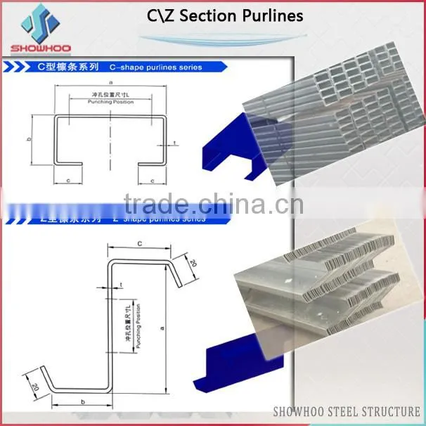 galvanized design steel structure frame workshop made in china