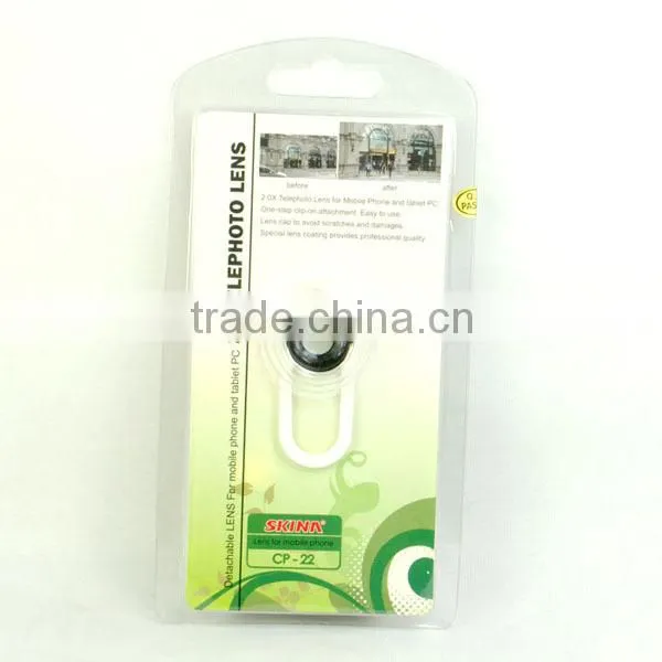Telephoto Lens 2X With Clip Clamp For iPhone Samsung Cell Phone Camera Lens
