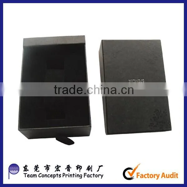 high quality small black gift boxes for jewelry