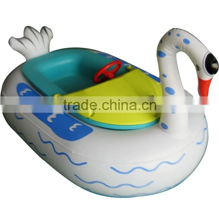 used amusement electric swan bumper boat for kids