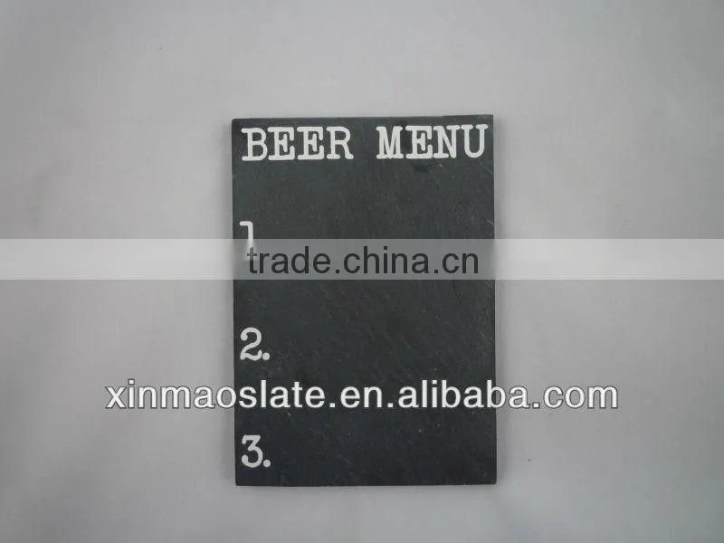factory direct print laser or slate memo board slate chalk board