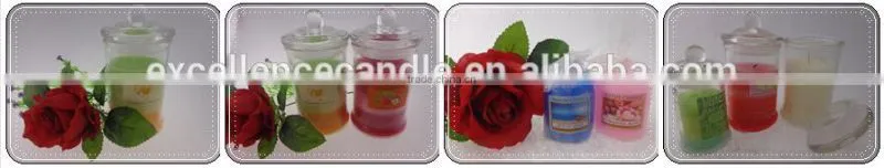 party decoration scented candles in glass