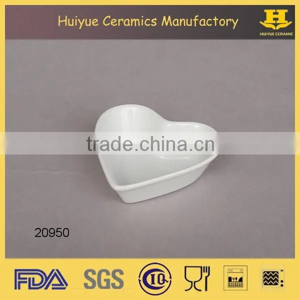 porcelain rectangular cake mould white color with decal printing