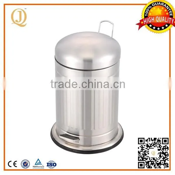 Jiangmen household items metal waste container garbage bin/wholesales kitchen garbage bin