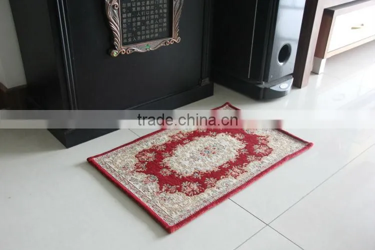 jacquard door mats Non-woven Fabrics backing floor carpet