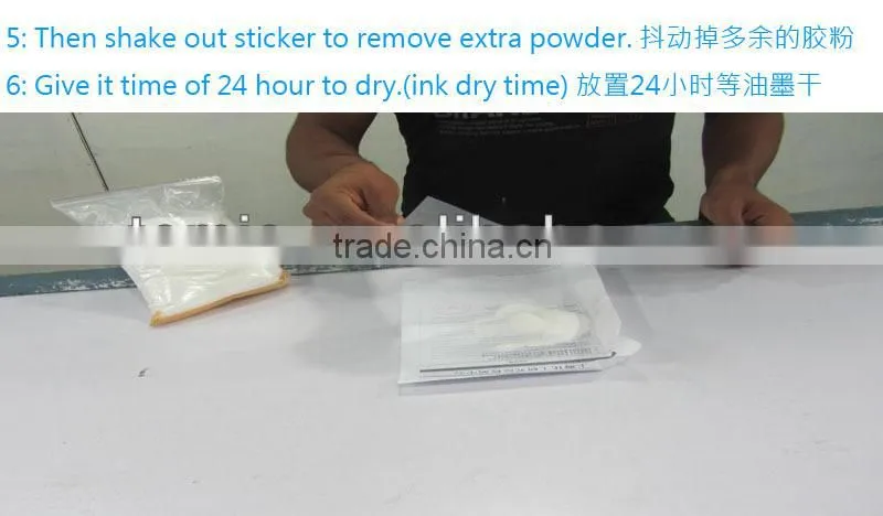 TPU Hotmelt adhesive powders for heat tranfer printing