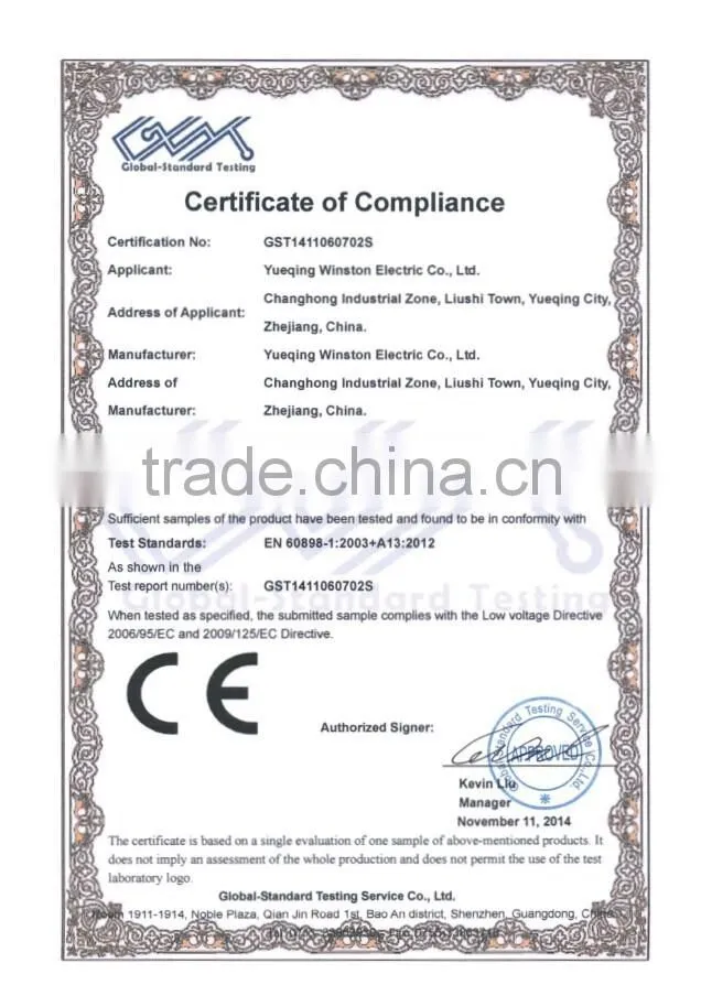 WCM1 Series Adjustable MCCB Solar energy Moulded Cade Circuit Breaker with CE