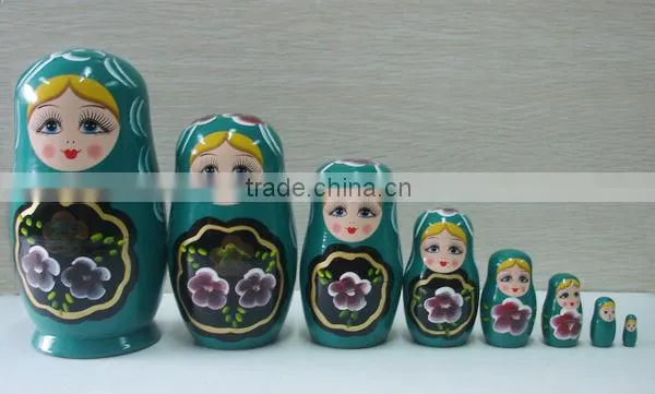 handmade wooden russian doll