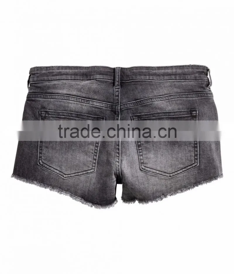 Wholesale Cheap Price Sexy Low-Rise Short Denim Shorts For Women