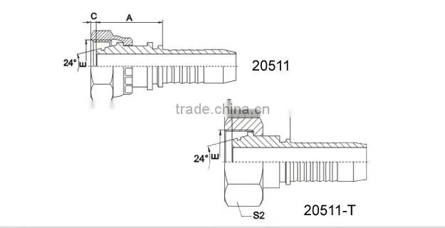 carbon steel threaded fittings hydraulic fittings