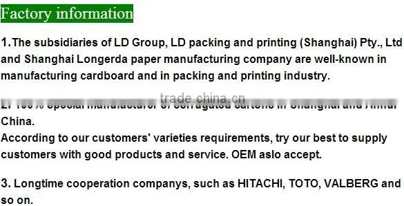China factory recyclable fruit packaging box with high quality