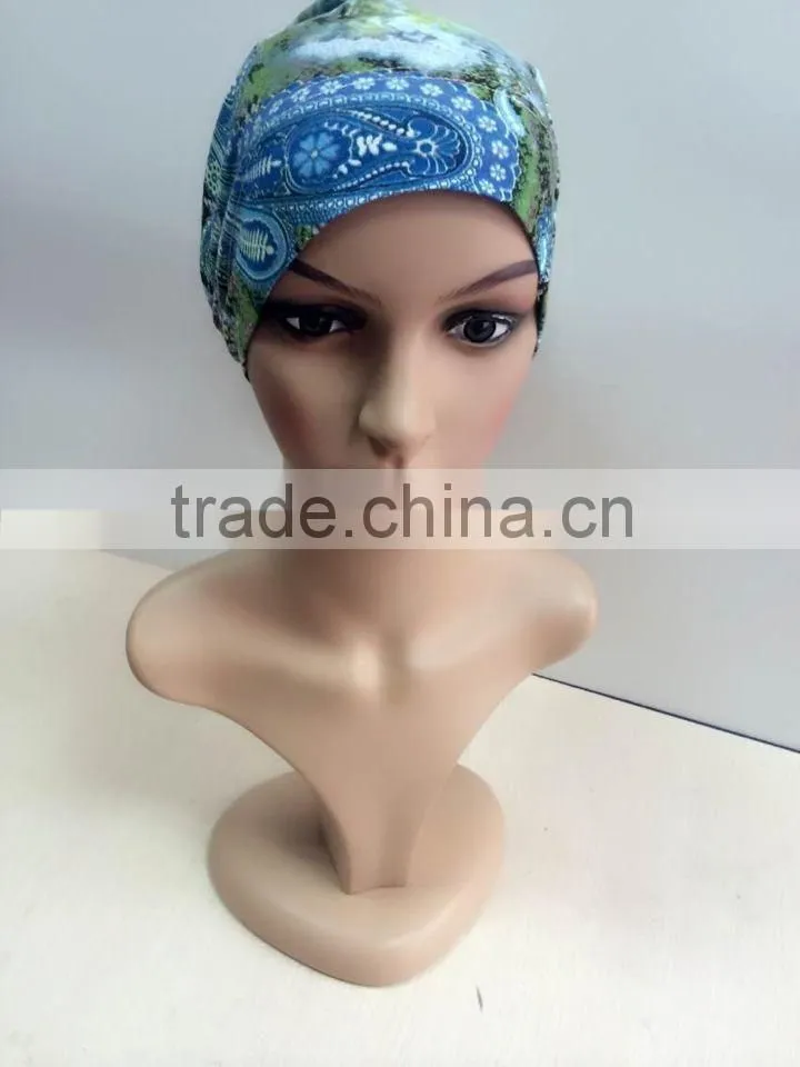 C073 new style print tube underscarf,muslim hats