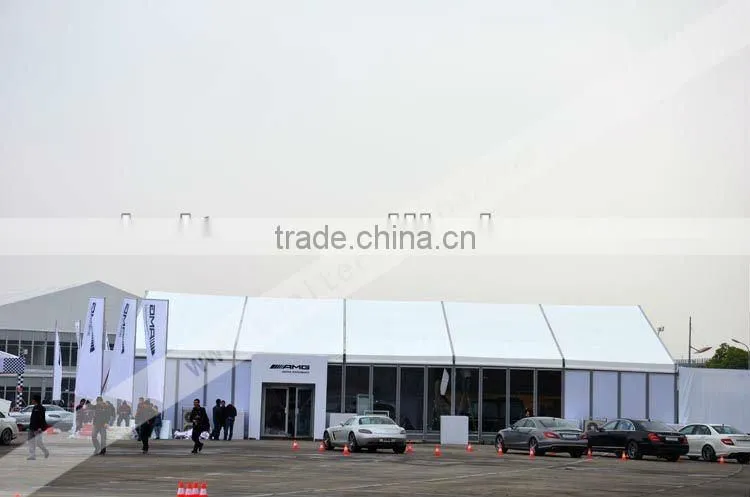 outdoor arch 25m x 60m marquee event hard ABS solid wall tent with glass door