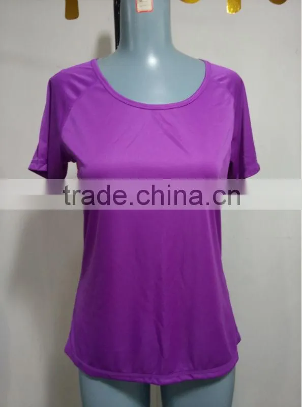 Custom Stretch Yard Dye ShortTt-shirt Yoga/FItness wear