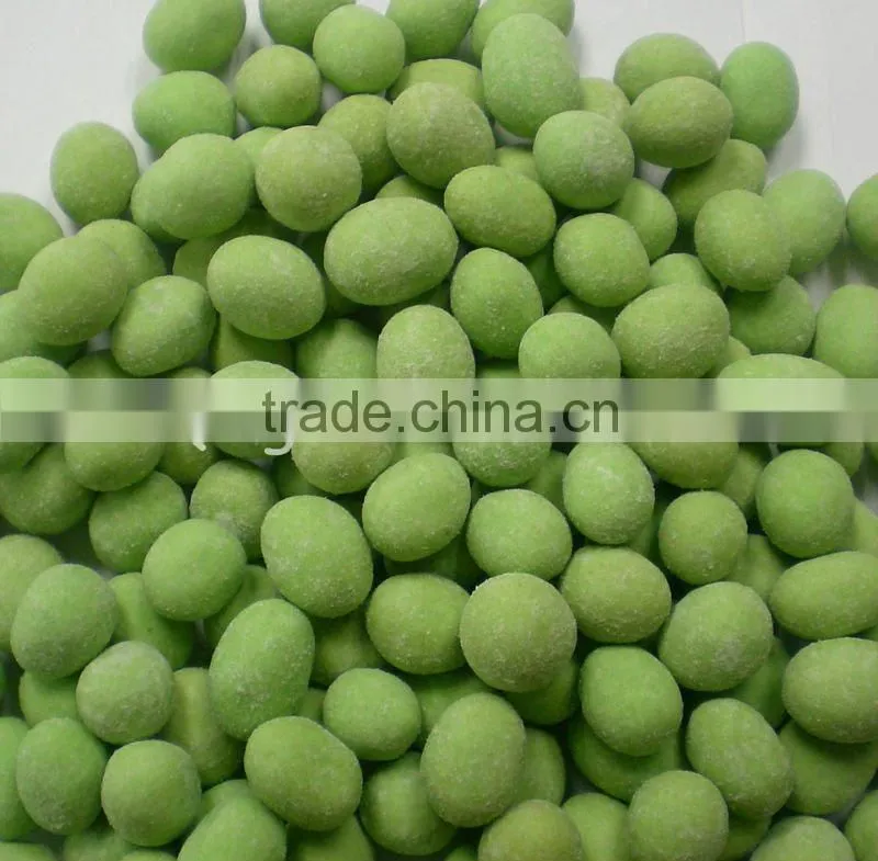 Wasabi flavor coated groundnuts