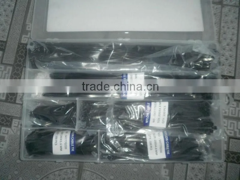 WHOLESALES SGS UL approved PA66 Nylon Cable Ties 9*450