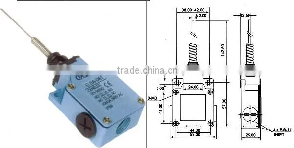 CNGAD 10A 250V mini electric limit switches(general electric limit switch,limiting switch)(SA-061)