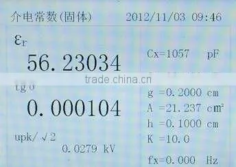 High precision capacitance and tan delta measuring bridge digital tester / Tan delta tester