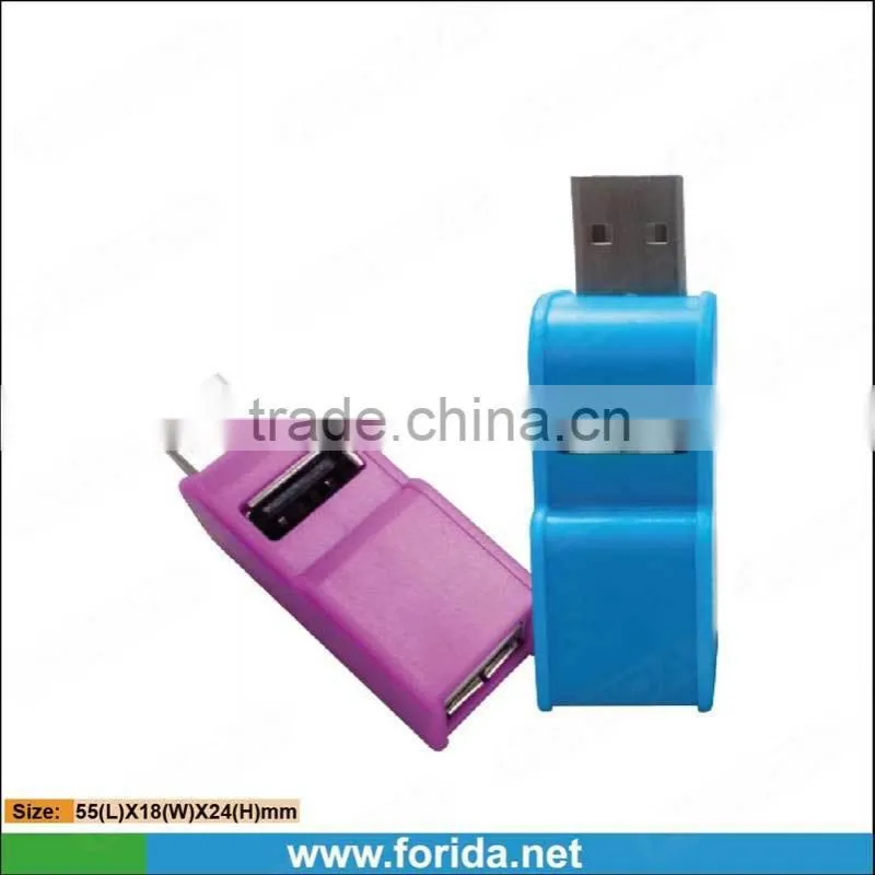 3 Ports Gifts Colorful Computer USB HUB