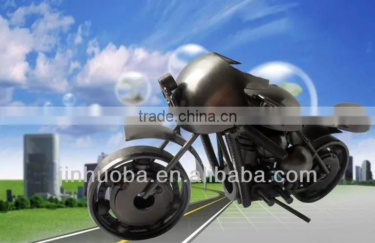 2013 latest metal moto model decoration
