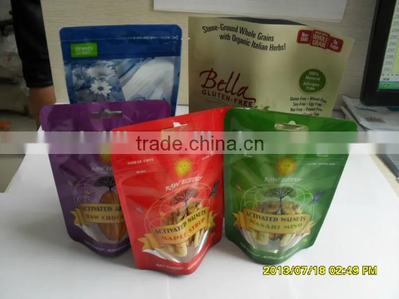 Foil stand up pouch for whey protein