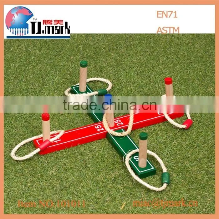 Garden game wooden kubb
