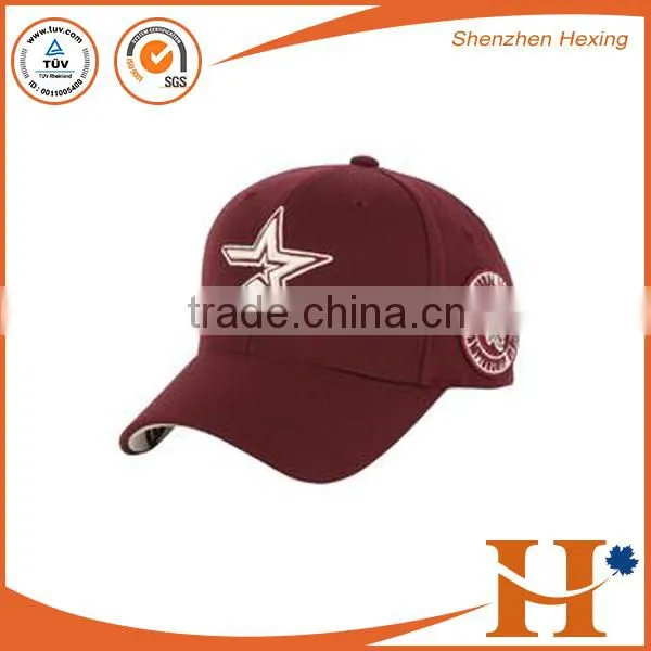 Custom high quality golf cap and hats men, tattered baseball cap with embroidery patch
