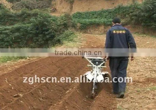 CCTV-7 hot selling ditching and earth up machine garden tiller
