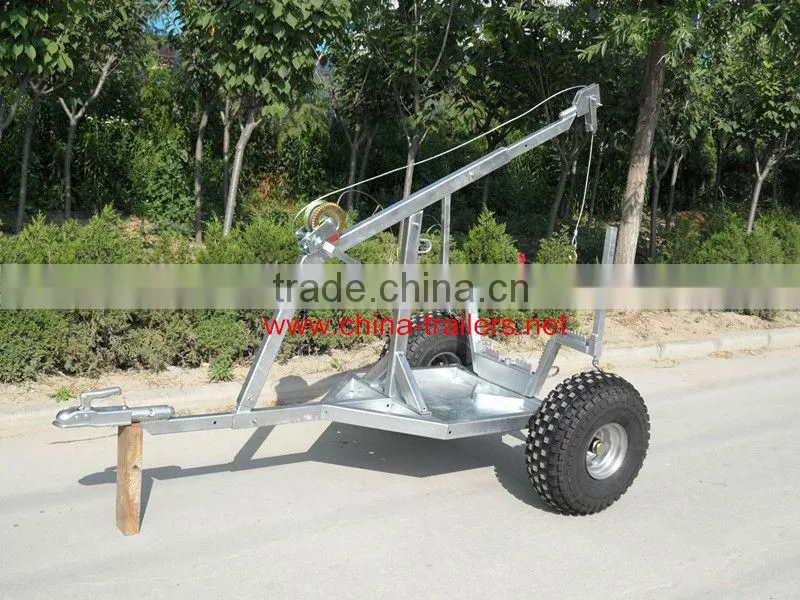 Timber Trailer with crane