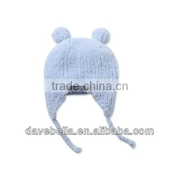 DB315-N dave bella autumn winter baby hat caps newborn hat baby earflat caps