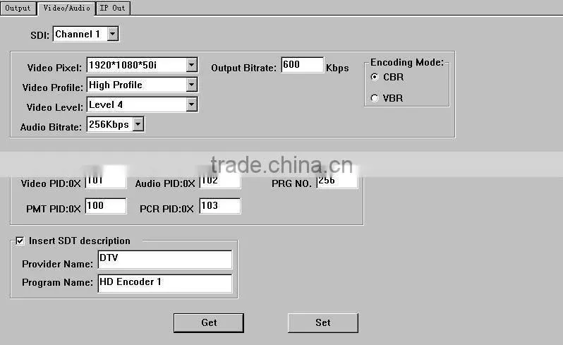 sdi to spts iptv sd hd encoderr (Embedded audio,4 SD/HD SDI in,ASI+IP/4*SPTS out)
