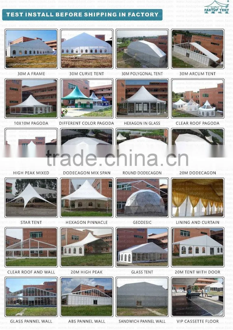 Aluminum pole inside sun shade advertising spider star tent canopy